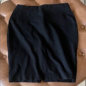 Quince Classic Black Pencil Skirt - Women's Tailored Skirt sz M